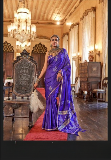 Pure Satin With Handloom Weaving Silk Saree
