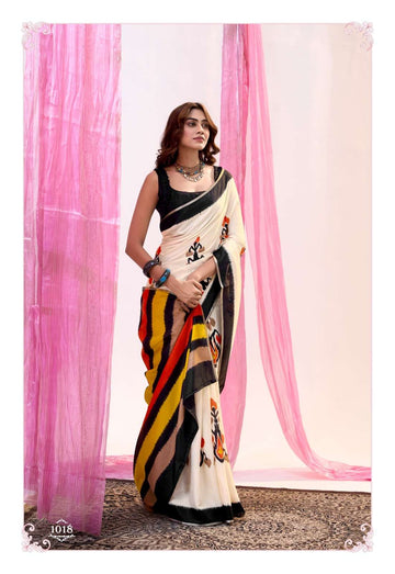 Soft Tusser Unique Colours Saree