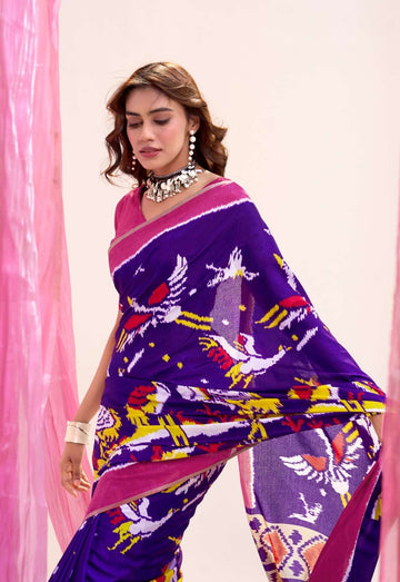 Soft Tusser Unique Colours Saree
