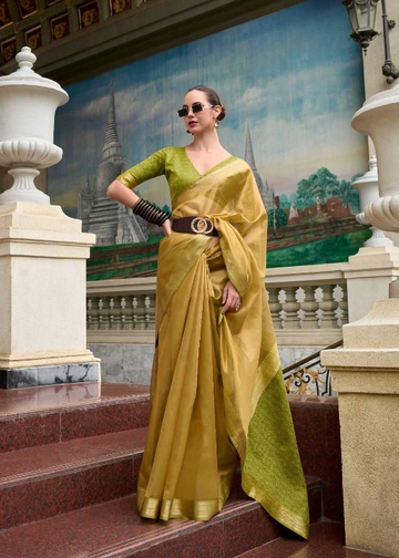 Designer TIssue Silk Party Wear Saree