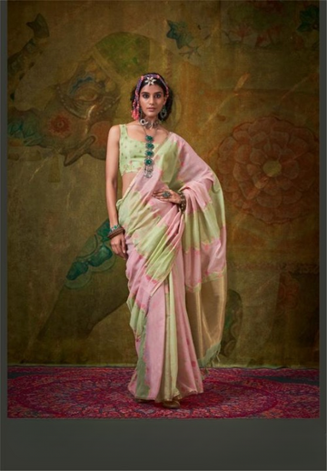 Weaving Saree With Heavy Pallu and Pure Tussles