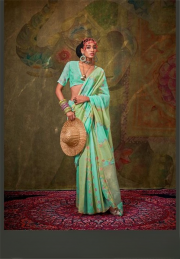 Weaving Saree With Heavy Pallu and Pure Tussles