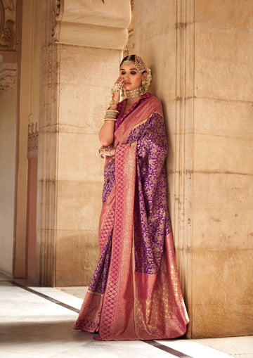 Banarasi weaving design special wedding saree