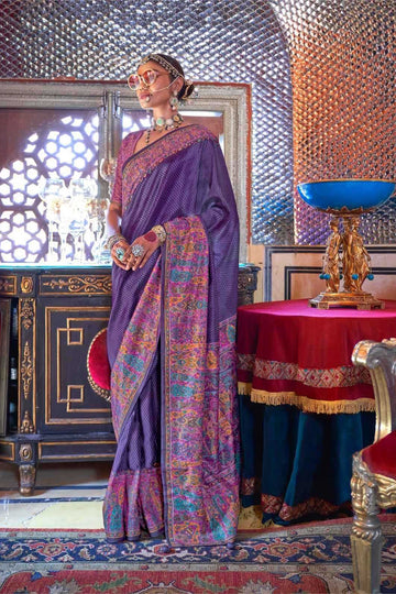 High Quality Design Printed Silk Saree