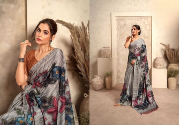DESIGNER CRAPE SILK SAREE