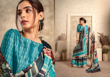 DESIGNER CRAPE SILK SAREE