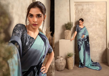 DESIGNER CRAPE SILK SAREE