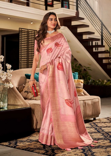 Digital Printed Silk Saree with Beautiful Water color