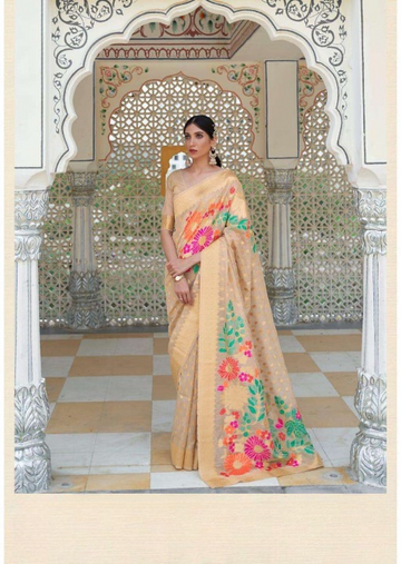 Pure Linen Weaving Silk Sarees