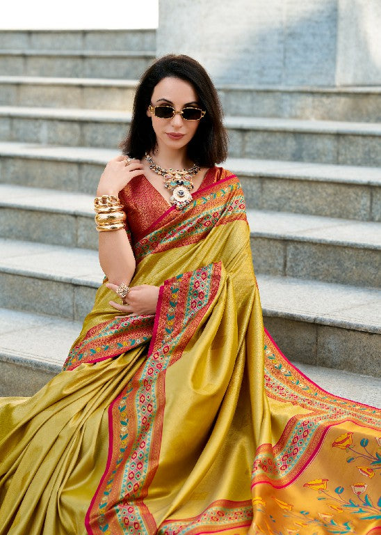 Premium Tissue Silk Party Wear Sarees