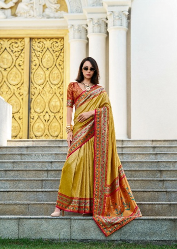 Premium Tissue Silk Party Wear Sarees