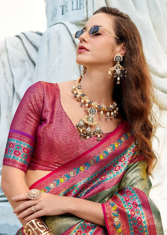 Premium Tissue Silk Party Wear Sarees