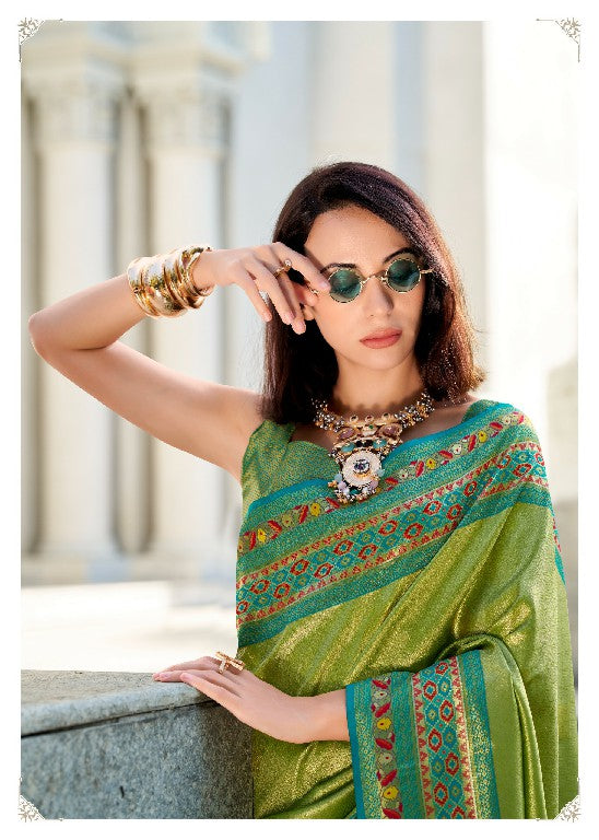 Premium Tissue Silk Party Wear Sarees