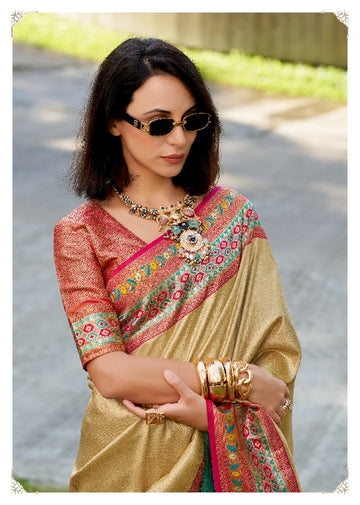 Premium Tissue Silk Party Wear Sarees