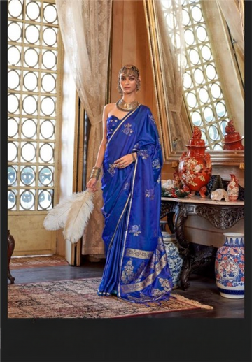 Pure Satin With Handloom Weaving Silk Saree