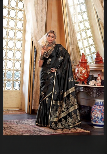 Pure Satin With Handloom Weaving Silk Saree