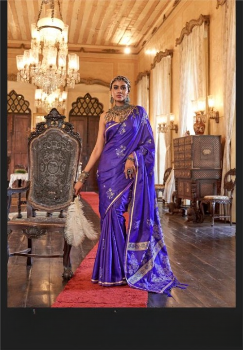 Pure Satin With Handloom Weaving Silk Saree