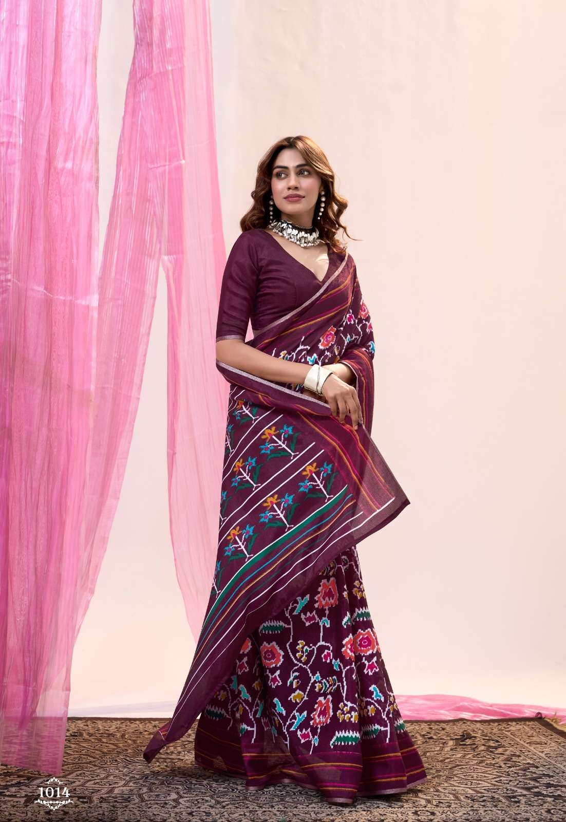 Soft Tusser Unique Colours Saree