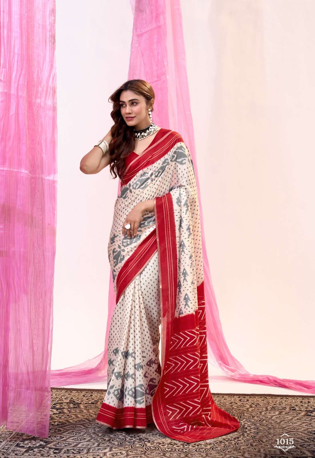 Soft Tusser Unique Colours Saree