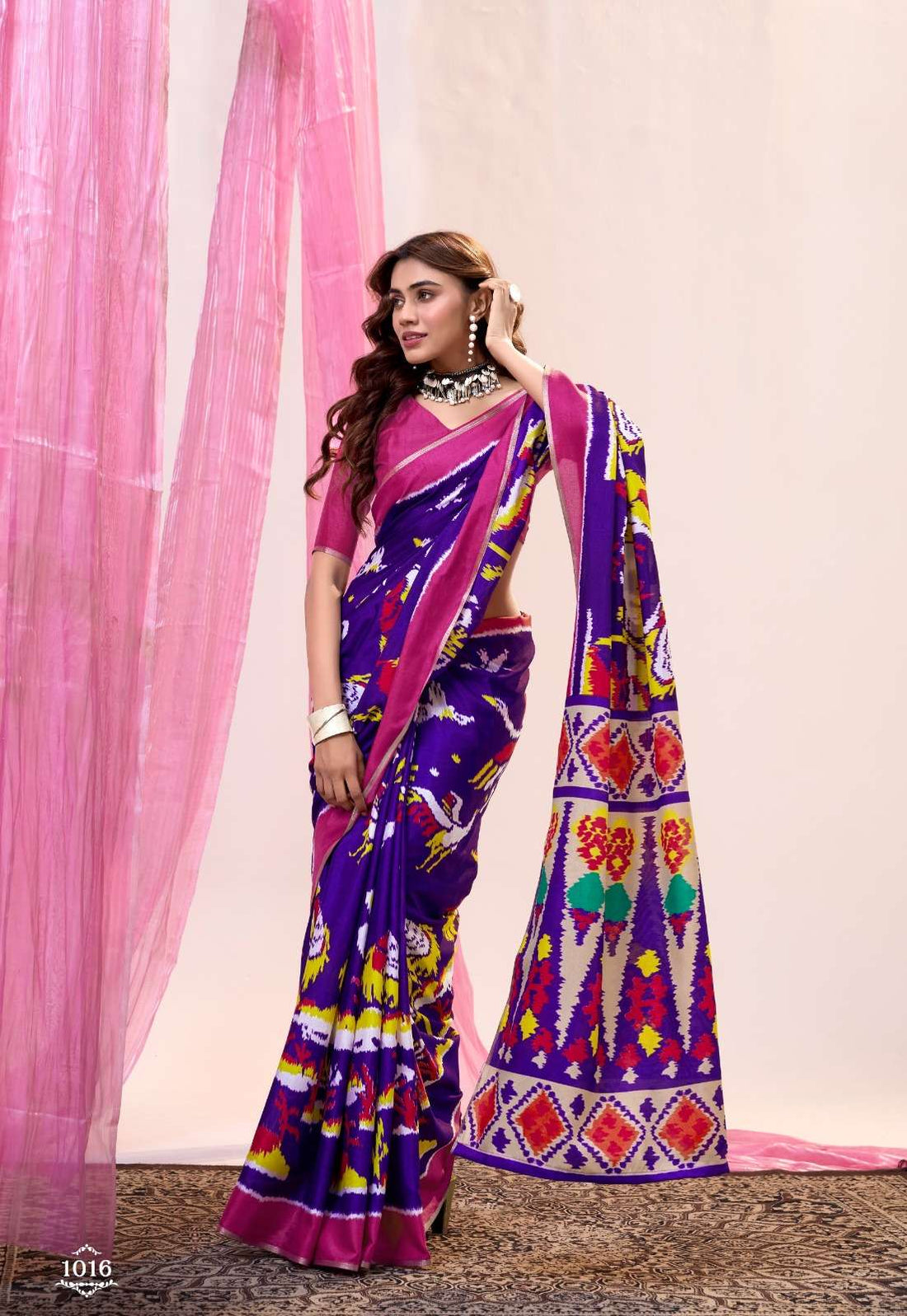Soft Tusser Unique Colours Saree