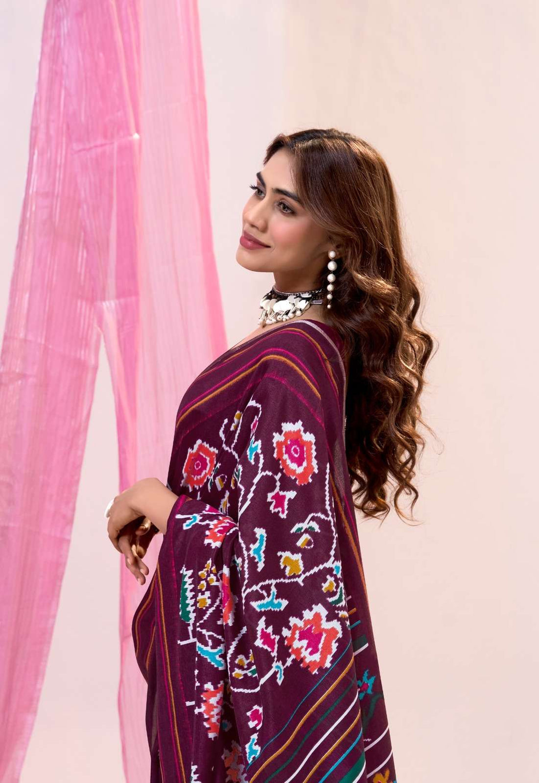 Soft Tusser Unique Colours Saree