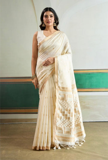 Ikkat Handloom Weaving silk saree