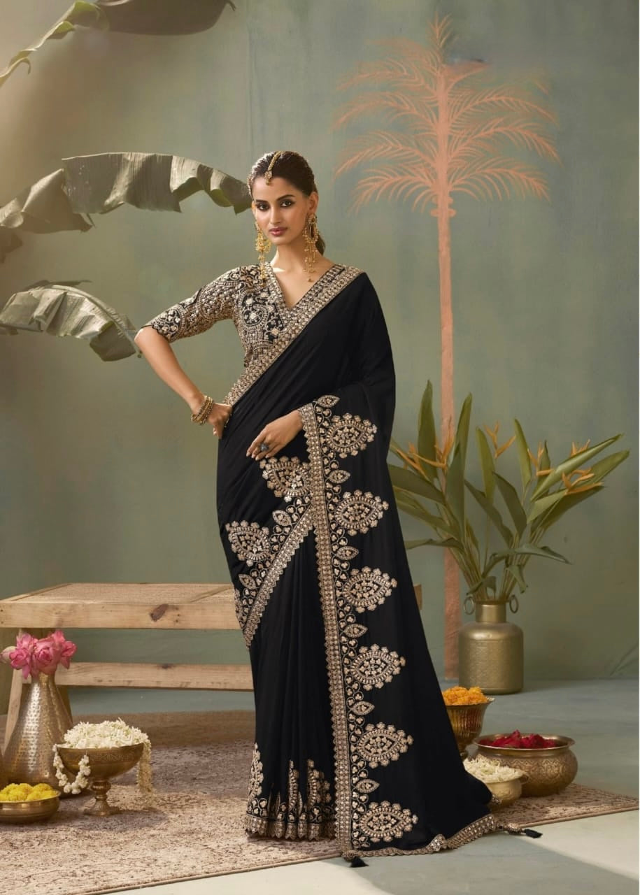 Silk Saree Elegant Designer Traditional Collection For Women Premium Ethnic Wear