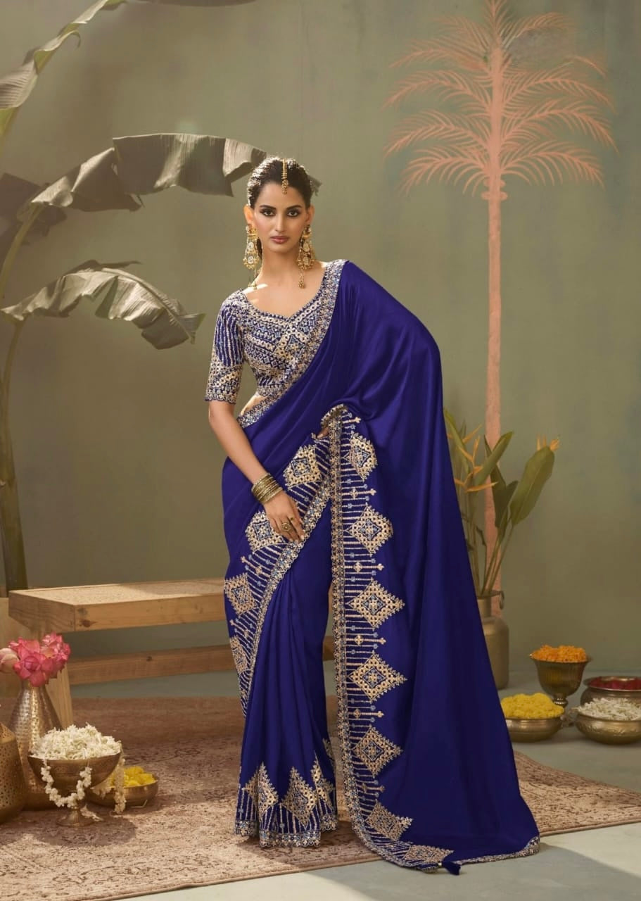 Silk Saree Elegant Designer Traditional Collection For Women Premium Ethnic Wear
