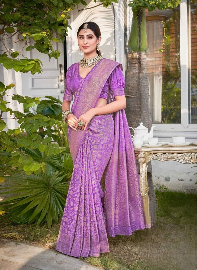 PREMIUM MONGA SILK WEDDING WEAR SAREE