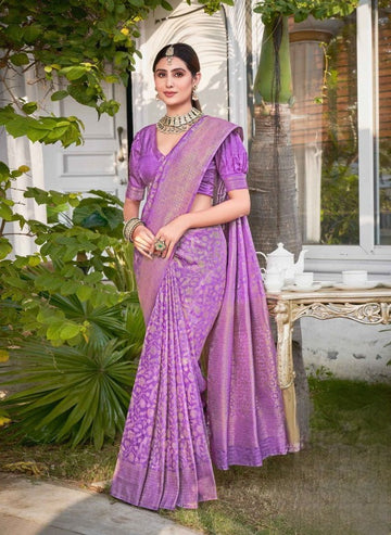PREMIUM MONGA SILK WEDDING WEAR SAREE