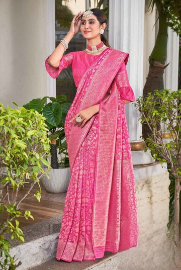 PREMIUM MONGA SILK WEDDING WEAR SAREE