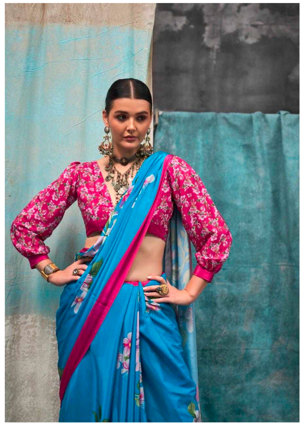 High Quality Design Crape Saree