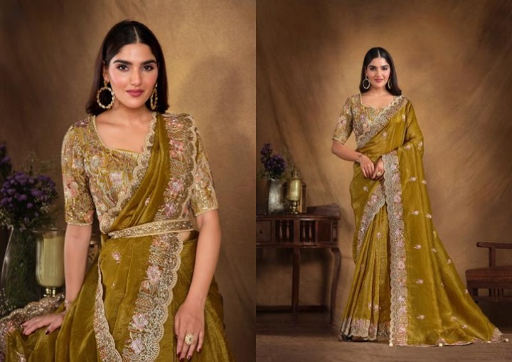 NEW PREMIUM DESIGNER FESTIVE WEAR SAREE COLLECTION