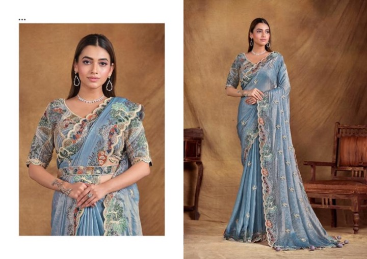 NEW PREMIUM DESIGNER FESTIVE WEAR SAREE COLLECTION