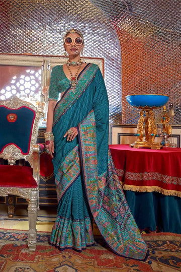 High Quality Design Printed Silk Saree