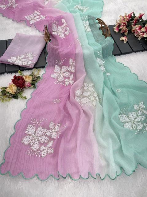 Crush Crunchy Beautiful Saree