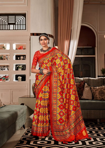 Presenting Beautiful Patola Designs Sarees