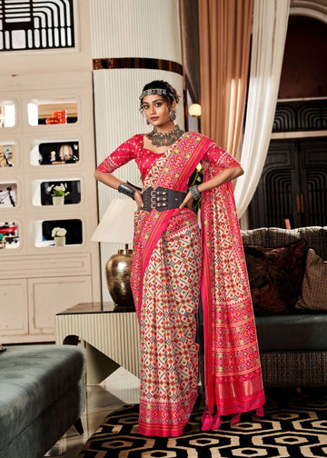 Presenting Beautiful Patola Designs Sarees