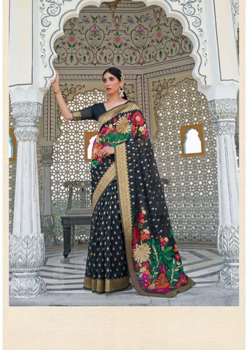 Pure Linen Weaving Silk Sarees