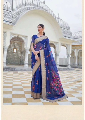 Pure Linen Weaving Silk Sarees
