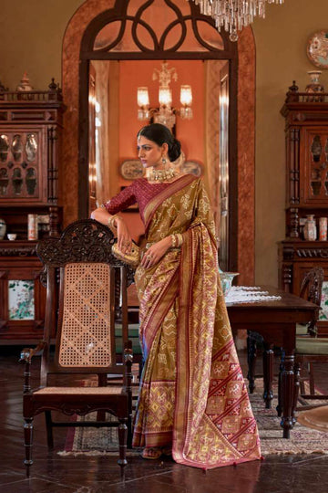 Tussar Silk Digital Printed Party Wear Saree