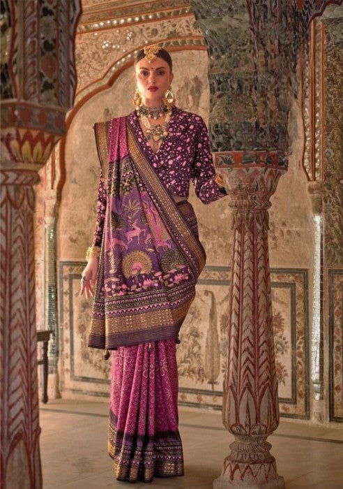 Viscose Silk Party Wear Saree